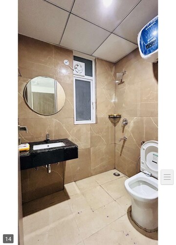 Bathroom in 2 BHK Apartment at Smart World Gems, Sector 89 – for Rent