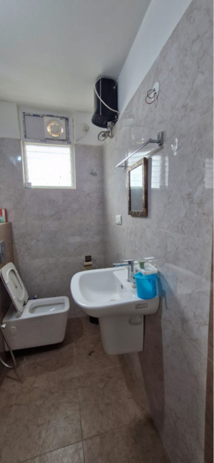 Bathroom in 3 BHK Builder Floor at Kondapur – for Rent