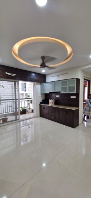 Kitchen in 3 BHK Builder Floor at Kondapur – for Rent