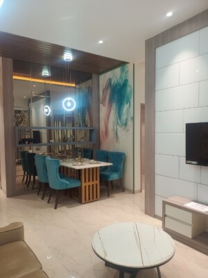 Living Room in 4 BHK Apartment at N Rose Northern Hills, Dahisar East – for Sale