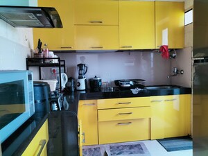 Kitchen in 1 BHK Apartment at K Raheja Heights, Malad East – for Rent