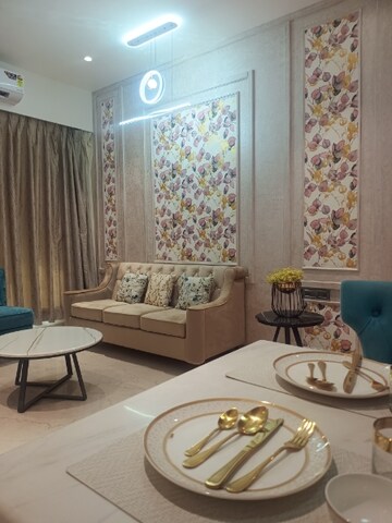 Living Room in 4 BHK Apartment at N Rose Northern Hills, Dahisar East – for Sale