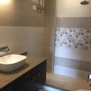 Bathroom in 3 BHK Builder Floor at Vipul World Floors, Sector 48 – for Rent