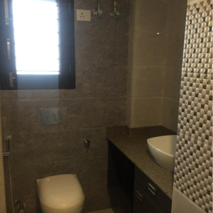 Bathroom in 3 BHK Builder Floor at Vipul World Floors, Sector 48 – for Rent