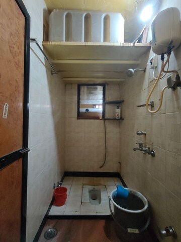 Bathroom in 2 BHK Apartment at Vastu Anand Apartment, Kalwa – for Rent