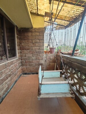 Balcony in 2 BHK Apartment at Vastu Anand Apartment, Kalwa – for Rent