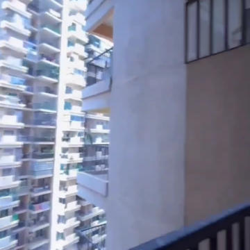 Staircase in 2 BHK Apartment at Gaur City 2 - 14th Avenue, Sector 16c Greater Noida – for Sale
