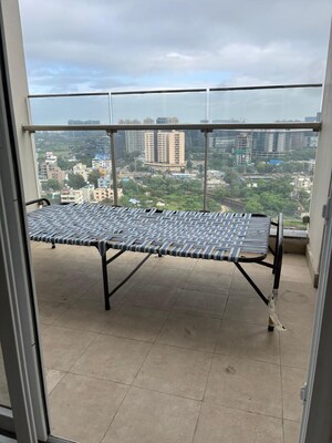 Balcony in 3 BHK Apartment at Purva Silversands, Mundhwa – for Rent