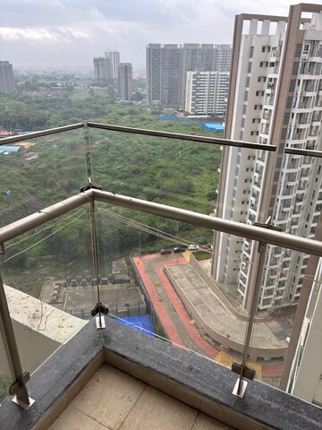 Balcony in 3 BHK Apartment at Purva Silversands, Mundhwa – for Rent