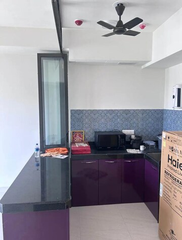 Kitchen in 1 BHK Apartment at Lodha Crown Quality Homes, Majiwada – for Rent