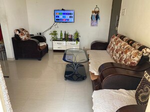 Living Room in 2 BHK Apartment at Mantra Majestica, Hadapsar – for Rent