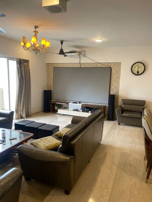 Living Room in 3 BHK Apartment at Lodha Belmondo, Gahunje – for Sale