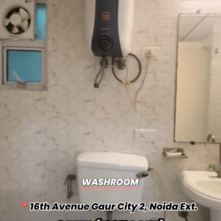 Bathroom, gaur-city-2-16th-avenue 3 Bedroom 1385 Sq.Ft. Apartment In Sector 16c Greater Noida Greater Noida 9293126