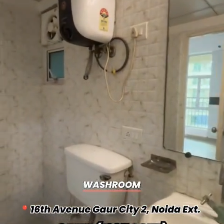 Bathroom, gaur-city-2-16th-avenue 3 Bedroom 1385 Sq.Ft. Apartment In Sector 16c Greater Noida Greater Noida 9293126