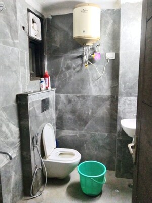 Bathroom in 1 BHK Builder Floor at Saket – for Rent