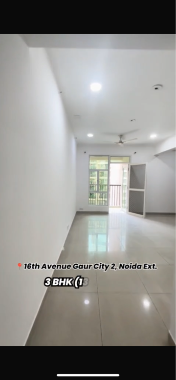 3 BHK Apartment For Sale in Gaur City 2 - 16th Avenue, Sector 16c Greater Noida