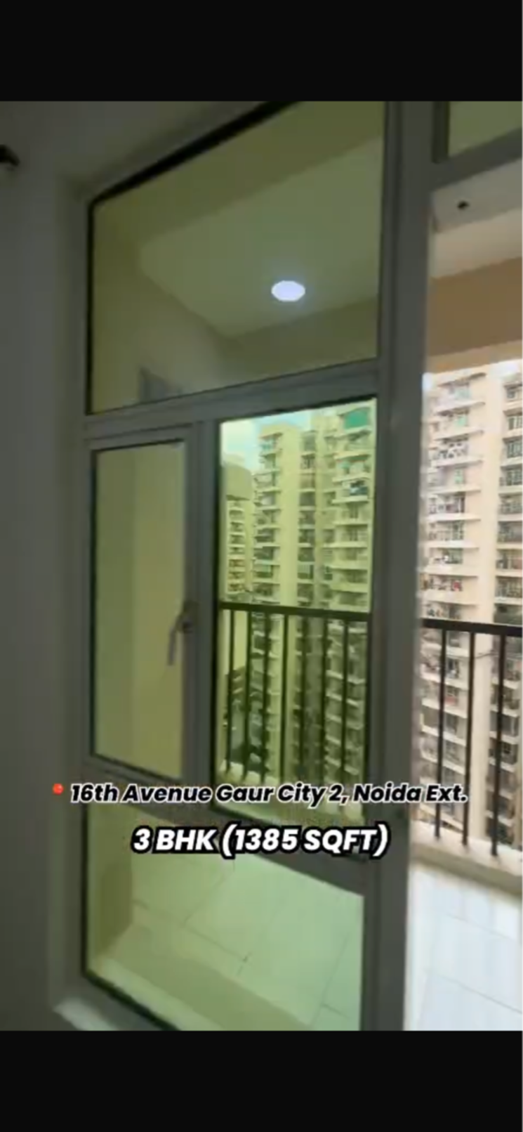 Exterior View, gaur-city-2-16th-avenue 3 Bedroom 1385 Sq.Ft. Apartment In Sector 16c Greater Noida Greater Noida 9293137