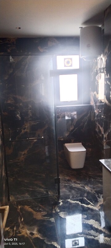 Bathroom in 4 BHK Builder Floor at Ansal API Esencia, Sector 67 – for Rent