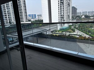 Balcony in 3 BHK Apartment at Panchshil Towers, Kharadi – for Rent