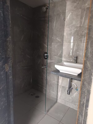 Bathroom in 3 BHK Apartment at Goel Ganga Utopia, Bavdhan – for Rent