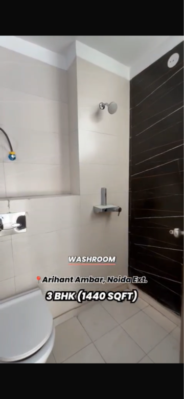 Furnished Amenities in 3 BHK Apartment at Arihant Amber, Aimnabad – for Sale