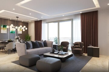 Living Room in 2 BHK Apartment at Hiranandani Fortune City, New Panvel – for Sale