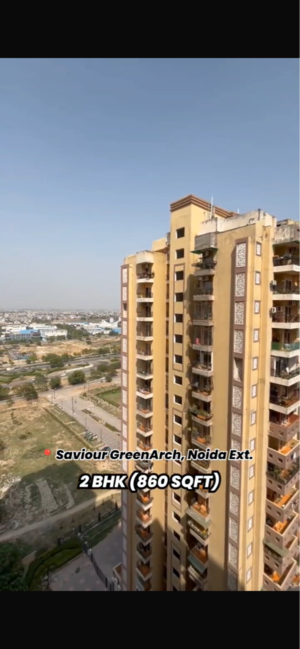 2 BHK Apartment – Exterior View View at Saviour Green Arch, Tech Zone Greater Noida - for Sale