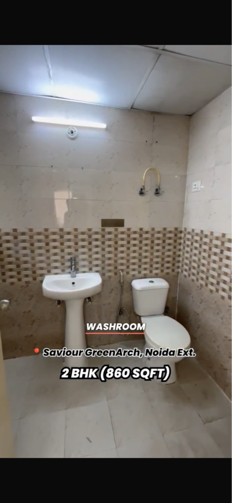 Bathroom, saviour-green-arch 2 Bedroom 860 Sq.Ft. Apartment In Tech Zone Greater Noida Greater Noida 9293420