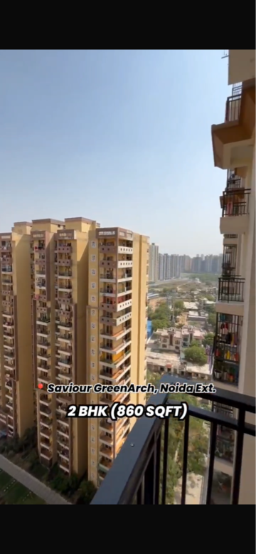 2 BHK Apartment – Exterior View View at Saviour Green Arch, Tech Zone Greater Noida - for Sale