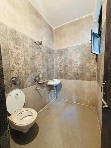 Bathroom in 2 BHK Apartment at Dhakoli – for Rent