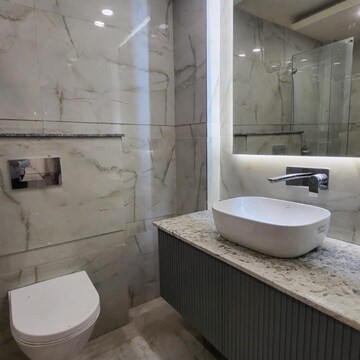 Bathroom in 3 BHK Builder Floor at Chattarpur – for Sale