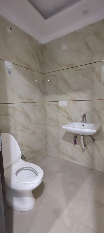 Bathroom in 3 BHK Builder Floor at Chattarpur – for Rent
