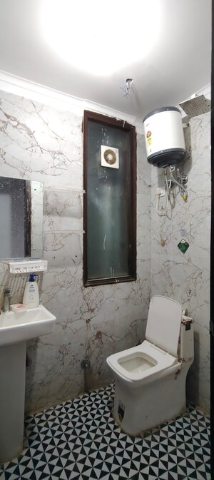 Bathroom in 1 BHK Builder Floor at Chattarpur – for Rent
