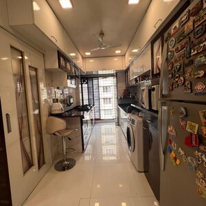 Kitchen in 3 BHK Apartment at Ballerina Apartment, Lokhandwala Complex – for Rent