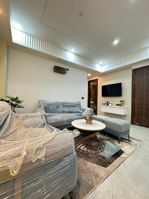 Living Room in 3 BHK Builder Floor at M2K Olive Greens, Sector 104 – for Sale