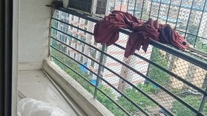 Balcony in 3 BHK Apartment at Rashmi Pride C, Mira Road East – for Rent