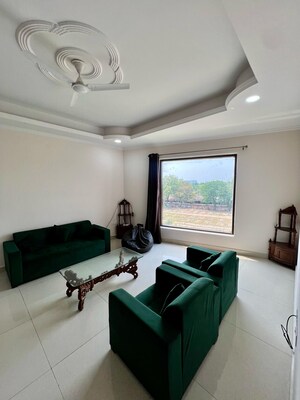 Living Room in 3 BHK Builder Floor at Palam Vihar Residents Association, Palam Vihar – for Rent