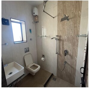 Bathroom in 2 BHK Apartment at Shangrila CHS Versova, Versova – for Sale