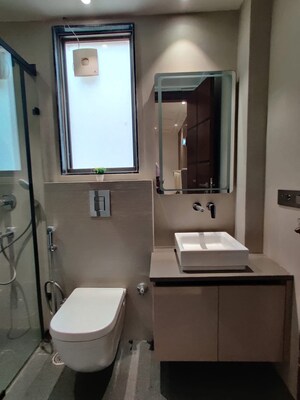 Bathroom in 2.5 BHK Builder Floor at DLF Cyber SEZ, Sector 24 – for Rent