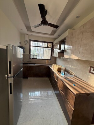 Kitchen in 2 BHK Builder Floor at Saket – for Rent