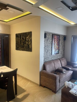 Living Room in 3 BHK Apartment at Ashish Parkwoods, Ghodbunder Road – for Sale