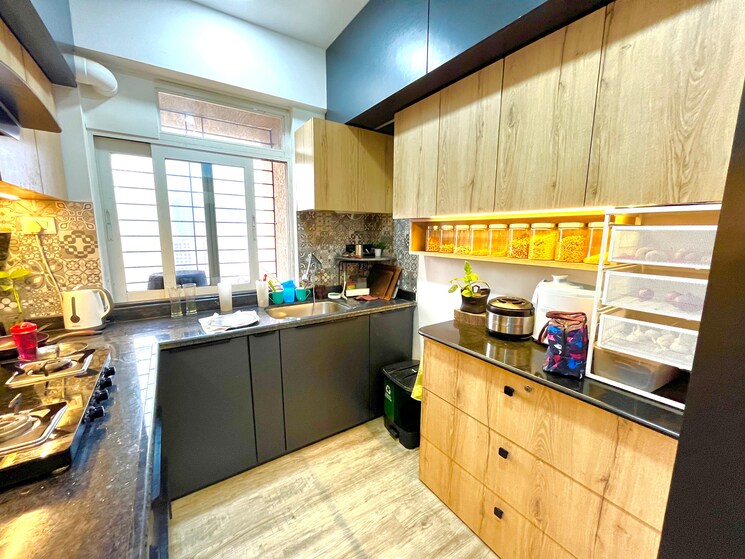 Kitchen, vijay-orovia 3.5 Bedroom 1200 Sq.Ft. Apartment In Ghodbunder Road Thane 9294207