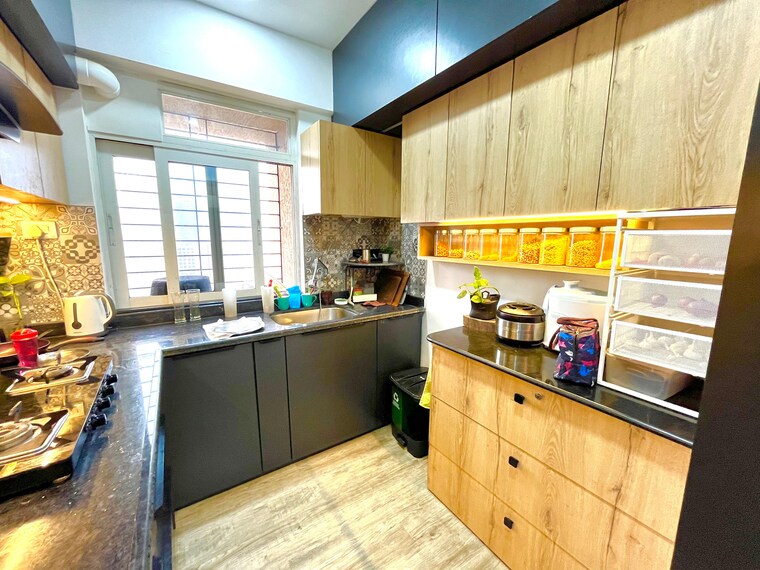 Kitchen, vijay-orovia 3.5 Bedroom 1200 Sq.Ft. Apartment In Ghodbunder Road Thane 9294207