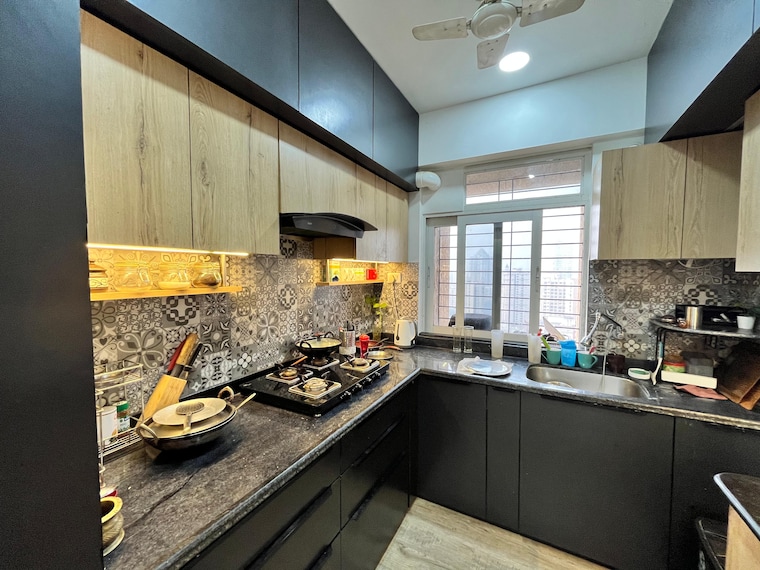 Kitchen, vijay-orovia 3.5 Bedroom 1200 Sq.Ft. Apartment In Ghodbunder Road Thane 9294207