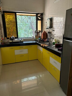 Kitchen in 2 BHK Apartment at Shailesh Tower Nerul, Nerul Sector 19a – for Rent