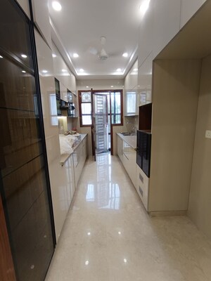 Kitchen in 3 BHK Builder Floor at Shubh Niketan Apartments, Paschim Vihar – for Rent
