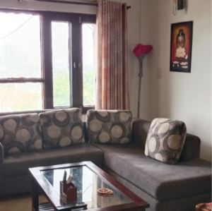 Living Room in 2 BHK Apartment at Jnc Princess Park, Ahinsa Khand 2 – for Rent