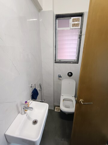Bathroom in 2 BHK Apartment at Adityaraj Shanti Sadan, Vikhroli East – for Rent
