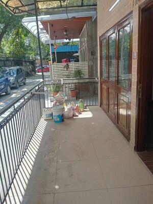 Balcony in 3 BHK Apartment at Patparganj – for Rent