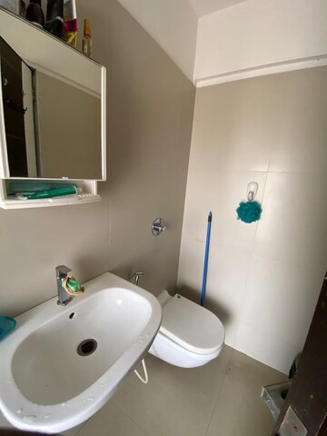 Bathroom in 1 BHK Apartment at Gurukrupa Marina Enclave, Malad West – for Rent
